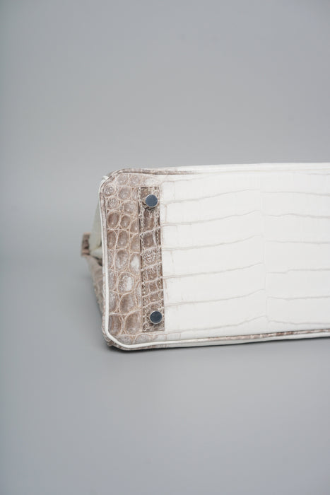 Hermes Birkin 25 in Himalaya Blanc Phw (Brand New)