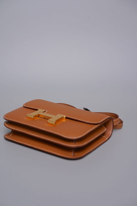 Hermes Constance 18 in Gold Epsom Ghw (Brand New)