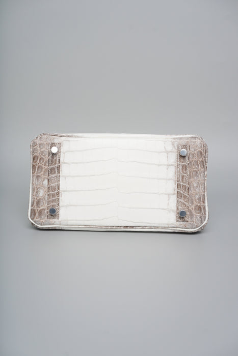 Hermes Birkin 25 in Himalaya Blanc Phw (Brand New)
