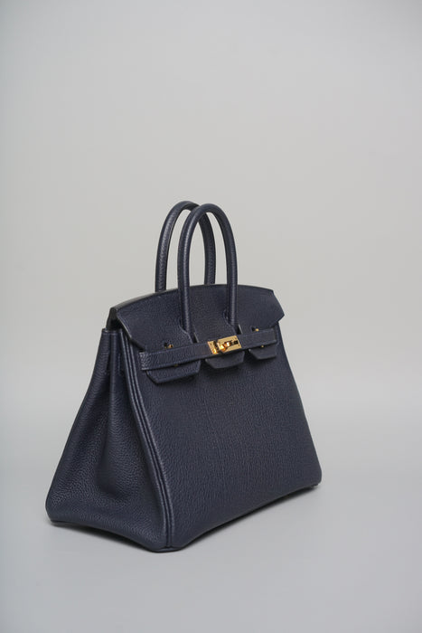 Hermes Birkin 25 in Blue Nuit Togo Ghw