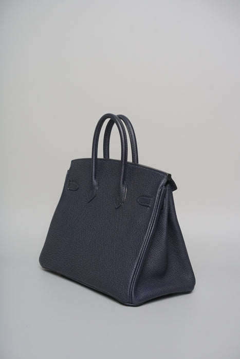Hermes Birkin 25 in Blue Nuit Togo Ghw