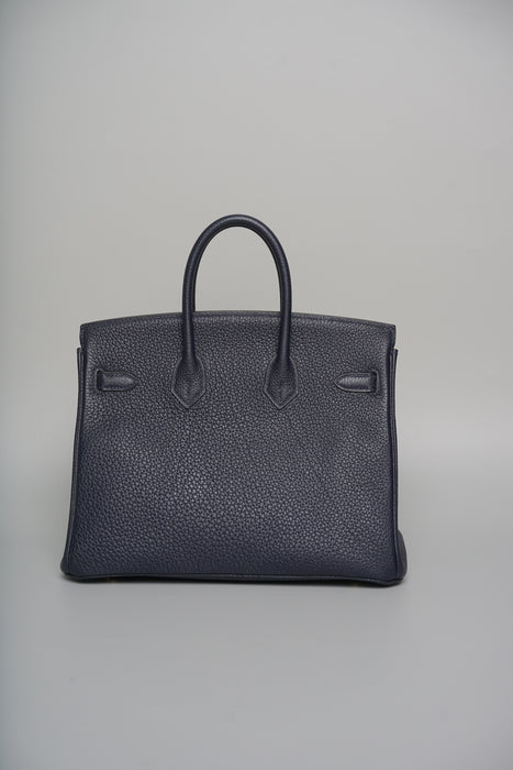 Hermes Birkin 25 in Blue Nuit Togo Ghw