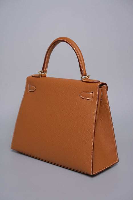 Hermes Kelly II 28 Sellier in Gold Ghw (Brand New)