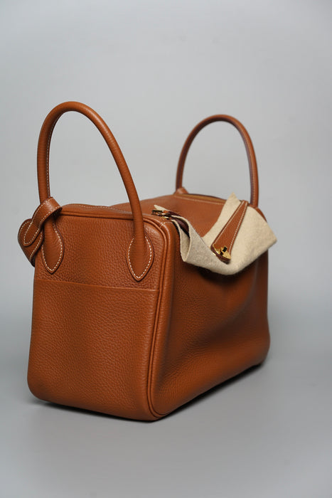 Hermes Lindy 30 in Gold Ghw