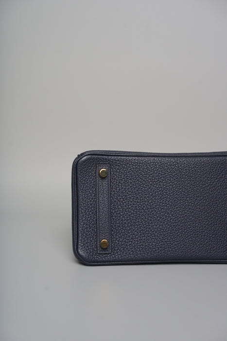 Hermes Birkin 25 in Blue Nuit Togo Ghw