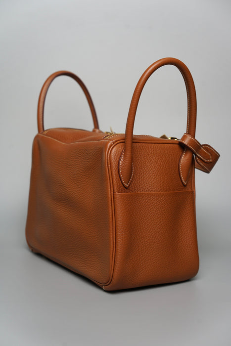 Hermes Lindy 30 in Gold Ghw