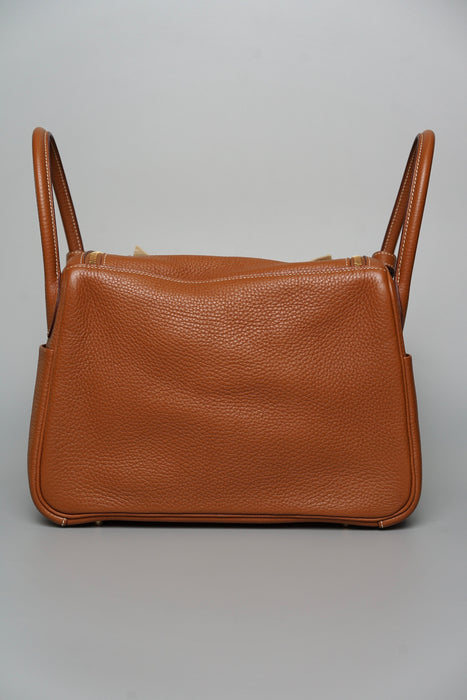 Hermes Lindy 30 in Gold Ghw