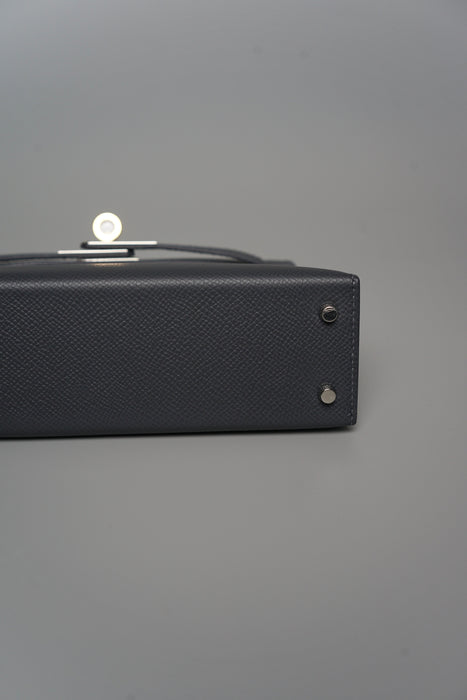 Hermes Kelly 20 in Ardoise Electrum (Brand New)