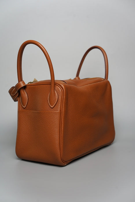 Hermes Lindy 30 in Gold Ghw