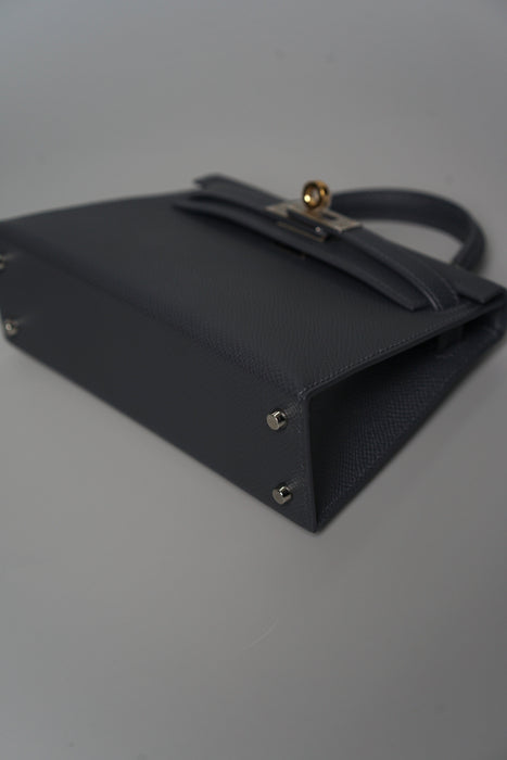 Hermes Kelly 20 in Ardoise Electrum (Brand New)