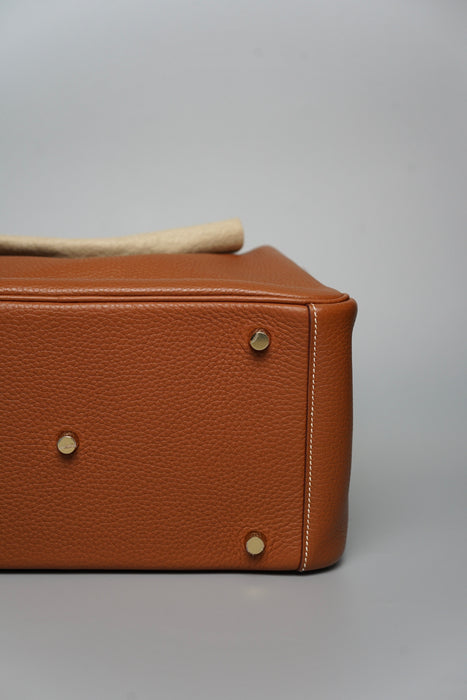 Hermes Lindy 30 in Gold Ghw