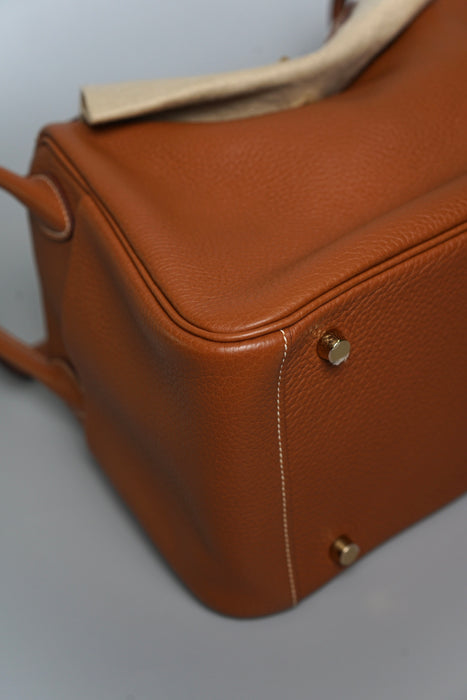 Hermes Lindy 30 in Gold Ghw