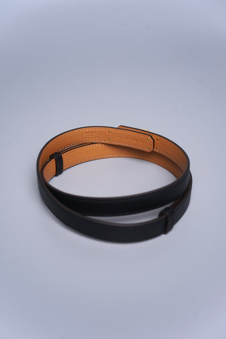 Hermes Kelly 18 Belt in Black Ghw (Brand New)