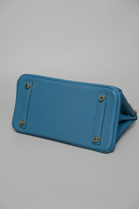 Hermes Birkin 25 in Bleu Colvert Togo Ghw (Brand New)