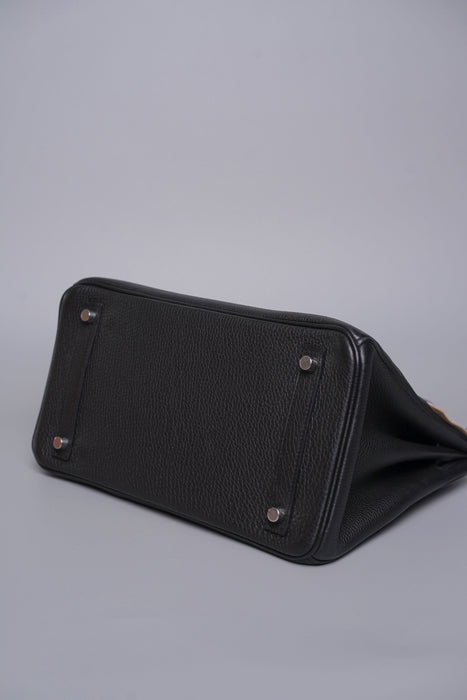 Hermes Birkin 30 in Noir Togo Phw