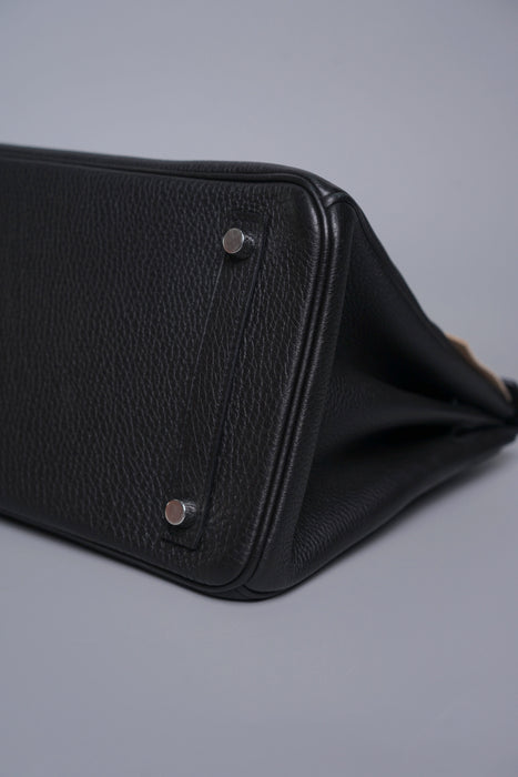 Hermes Birkin 30 in Noir Togo Phw