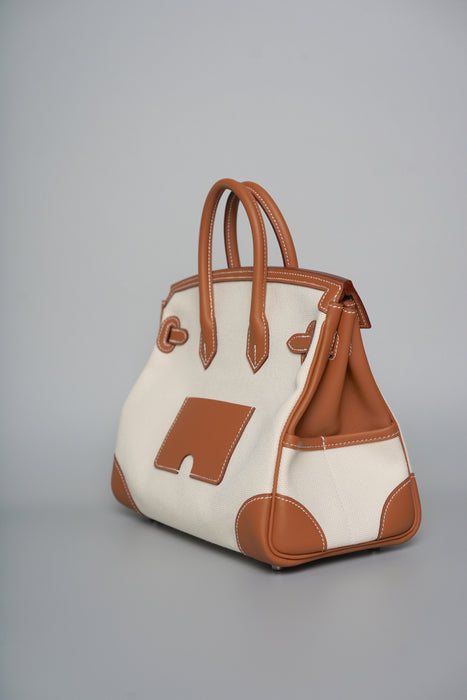 Hermes Birkin 25 Cargo in Vanilla/Gold Phw (Brand New)