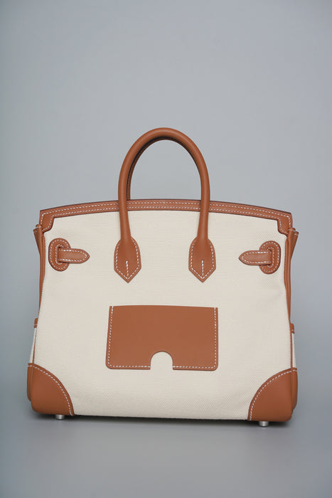 Hermes Birkin 25 Cargo in Vanilla/Gold Phw (Brand New)