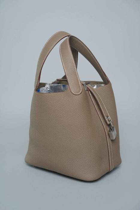 Hermes Picotin 18 in Etoupe Phw (Brand New)
