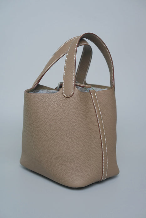 Hermes Picotin 18 in Etoupe Phw (Brand New)