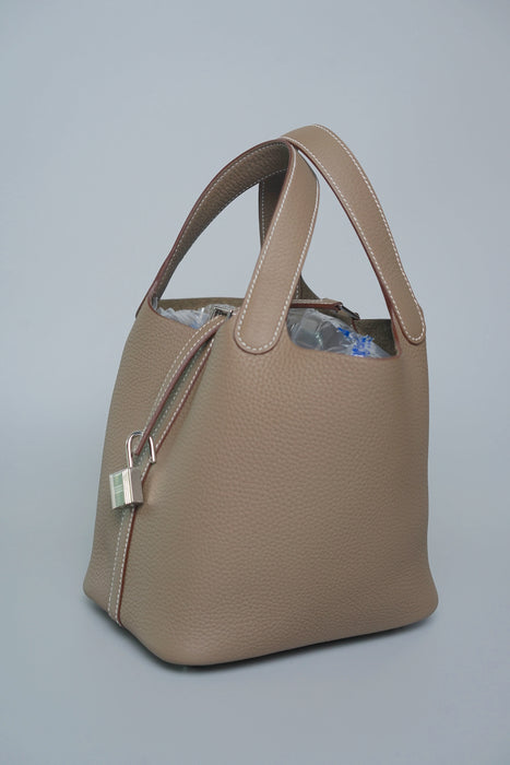Hermes Picotin 18 in Etoupe Phw (Brand New)