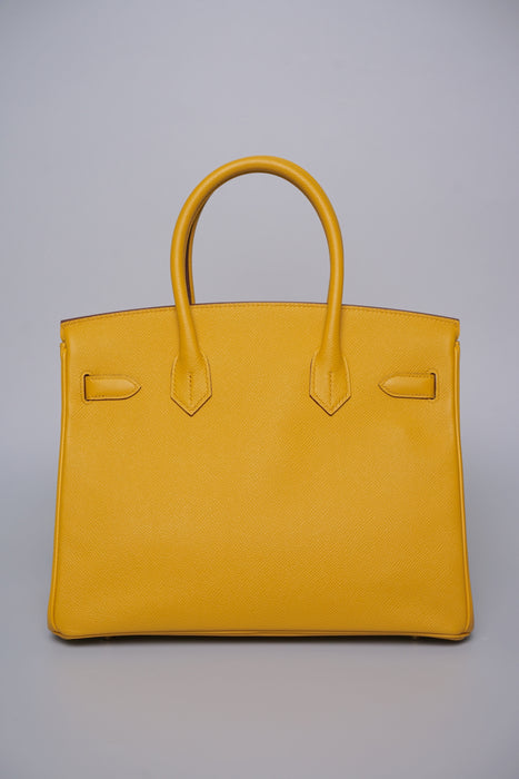 Hermes Birkin 30 in Jaune Ambre Epsom Ghw (Brand New)