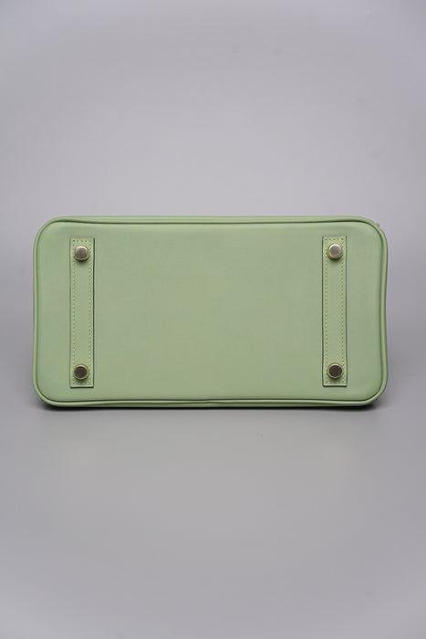 Hermes Birkin 25 in Vert Criquet Swift Ghw (Brand New)