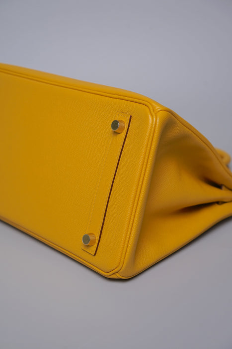 Hermes Birkin 30 in Jaune Ambre Epsom Ghw (Brand New)