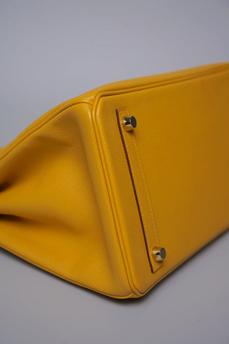 Hermes Birkin 30 in Jaune Ambre Epsom Ghw (Brand New)