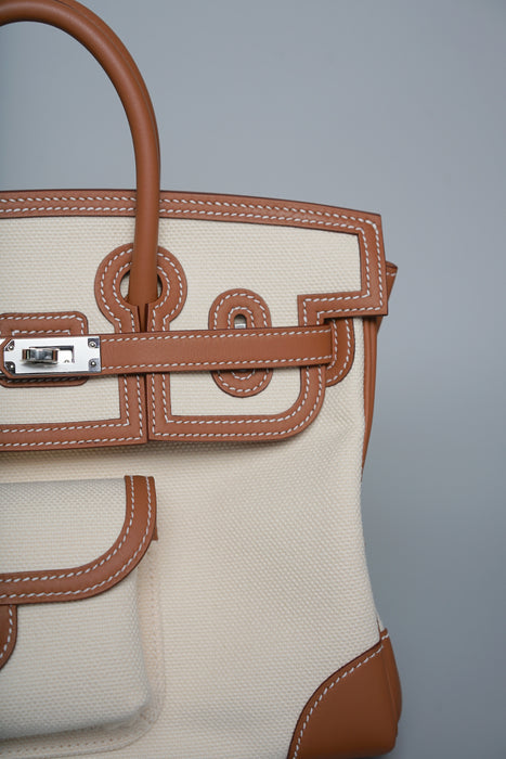 Hermes Birkin 25 Cargo in Vanilla/Gold Phw (Brand New)