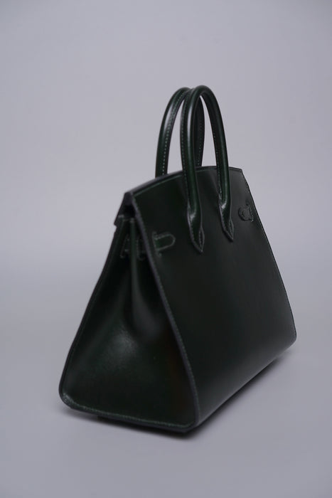 Hermes Birkin 25 Sellier in Vert Fonce Box Ghw