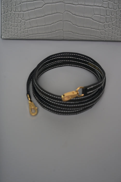 Hermes Kelly 20  HSS in Gris Perle x Black Matte Alligator Ghw (Brand new)