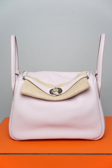 Hermes Lindy 26 in Mauve Pale Verso Nata Phw (Brand New)