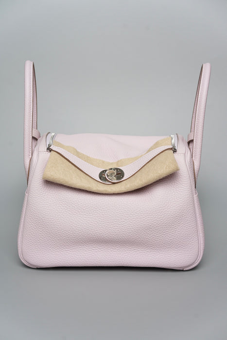 Hermes Lindy 26 in Mauve Pale Verso Nata Phw (Brand New)