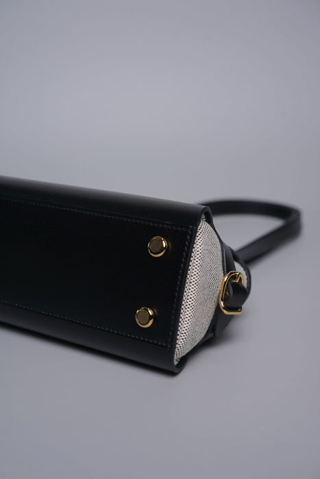 Hermes Tablier Sellier Bag in Noir/Ecru Ghw (Brand New)