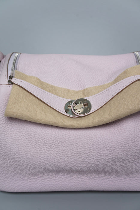Hermes Lindy 26 in Mauve Pale Verso Nata Phw (Brand New)