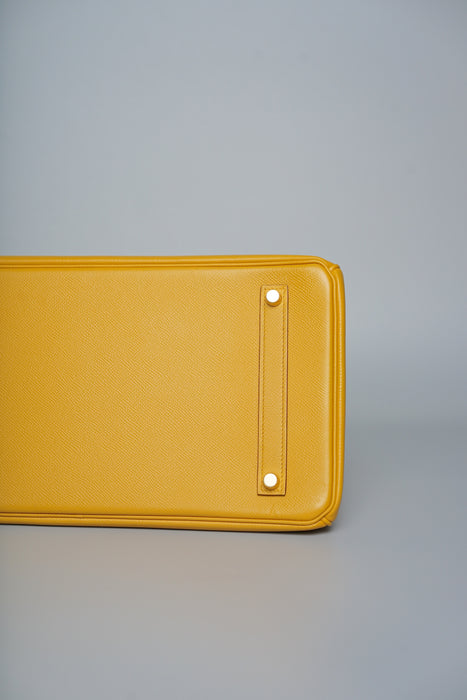 Hermes Birkin 35 in Jaune Ambre Epsom Ghw