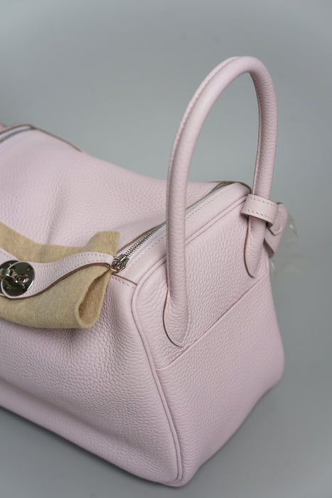 Hermes Lindy 26 in Mauve Pale Verso Nata Phw (Brand New)