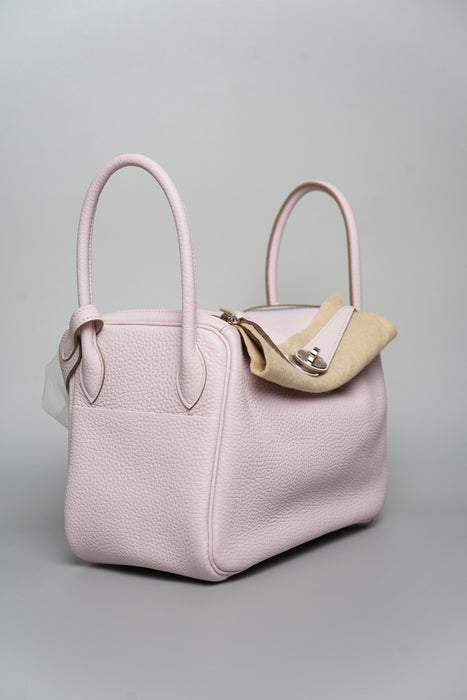Hermes Lindy 26 in Mauve Pale Verso Nata Phw (Brand New)