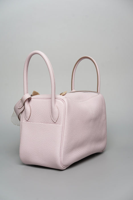 Hermes Lindy 26 in Mauve Pale Verso Nata Phw (Brand New)