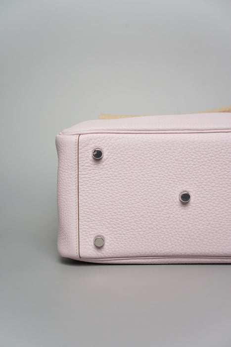 Hermes Lindy 26 in Mauve Pale Verso Nata Phw (Brand New)