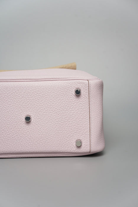 Hermes Lindy 26 in Mauve Pale Verso Nata Phw (Brand New)