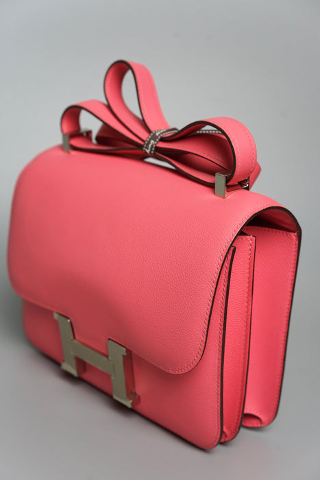 Hermes Constance 24 in Rose Azalea Evercolor Phw