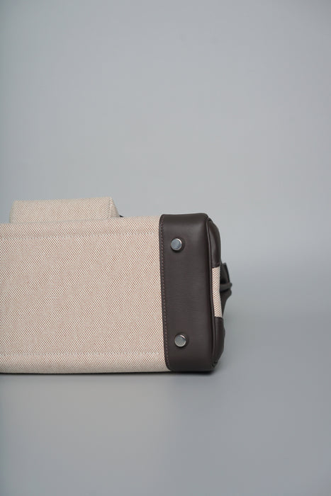 Hermes Birkin 25 Cargo in Bai Brun x Ecru Phw (Brand New)