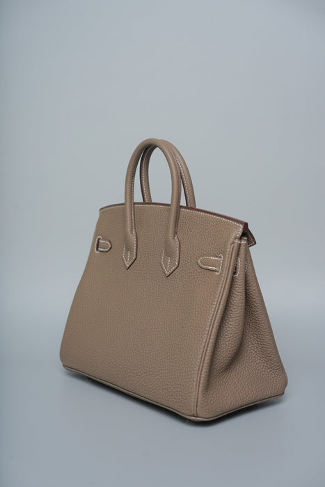 Hermes Birkin 25 in Gris T Togo Phw (Brand New)