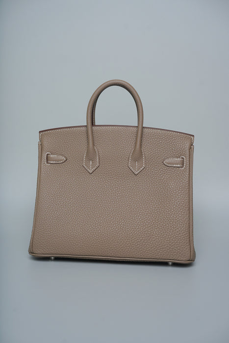 Hermes Birkin 25 in Gris T Togo Phw (Brand New)