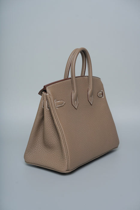Hermes Birkin 25 in Gris T Togo Phw (Brand New)