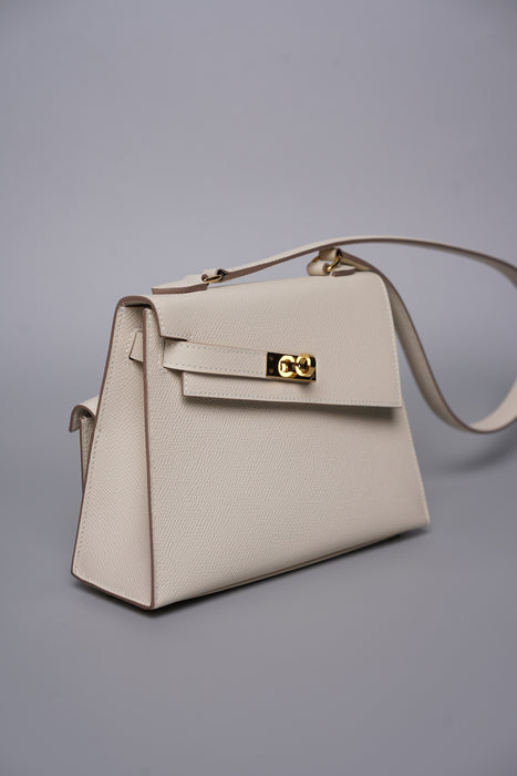 Hermes Kelly Desodre in Craie Epsom Ghw