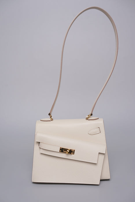 Hermes Kelly Desodre in Craie Epsom Ghw