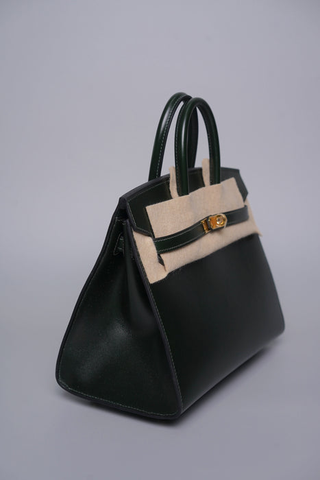 Hermes Birkin 25 Sellier in Vert Fonce Box Ghw (Brand New)